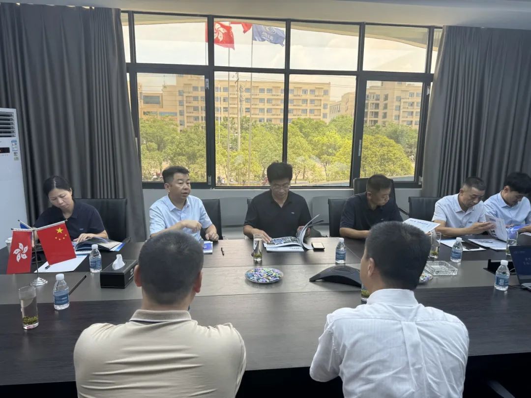 歡迎懷化沅辰水務(wù)范總一行蒞臨我司參觀指導(dǎo)！